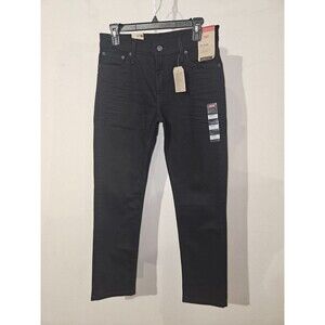Levi's Men's 511 Slim Fit Black Stretch Denim Jeans (Tag Size 30x30)